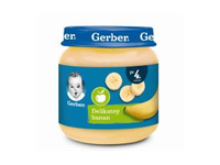 Bananų tyrelė GERBER (nuo 4 mėn.), 125 g