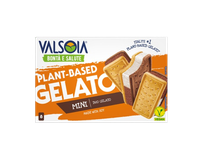 Valgomieji ledai  VALSOIA, su sojomis ir sausainiais 8 vnt. 300 g