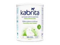 Ožkų pieno mišinys KABRITA 3, nuo 12 mėn., 800 g