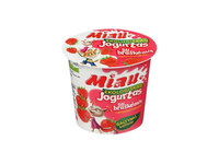 Eko Miau jogurtas su braškėmis 3.5%, 125 g
