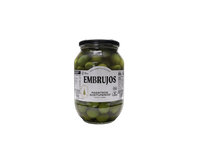 Žaliosios alyvuogės su kauliukais MAESTROS ACEITUNEROS Campo Real, su aliej. ir prieskon. 670/385 g