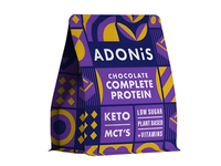 Šokol. KETO baltymų milteliai ADONIS, 350 g