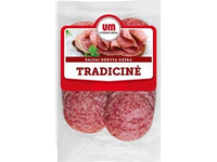 Šaltai rūkyta dešra TRADICINĖ,UTENOS MĖSA, pjaustyta, II rūšis, 90 g