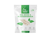 RAW POWDERS SEA MOSS IR BLADDERWRACK, 180 kapsulių