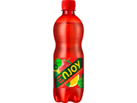 Gazuotas citrinų ir braškių skonio gėrimas ENJOY, 500 ml