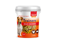 Šunų skanėstai SANAL TRAINERS DUO BONES 300g