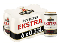 Šviesusis alus ŠVYTURYS EKSTRA, 6 vnt., 1980 ml