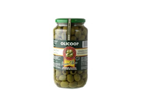 Alyvuogės OLICOOP, žalios be kauliukų, 935 g / 455 g