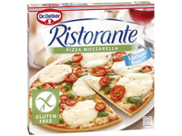 Šaldyta pica RISTORANTE Mozzarella gluten free, be laktozės, 370g