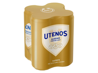 UTENOS alus AUKSINIS, 5 %, 0,568 l x 4 vnt.