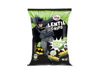 Lęšių traškučiai OHO Batman, marinuotų agurkėlių ir krapų skonio, 90g
