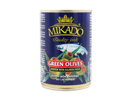 Alyvuogės MIKADO su lašišų įd., 280 g / 90 g