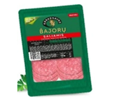 Karštai rūkytas Bajorų saliamis griežinėliais dujose 110g