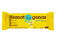 Maisto papildas HEMATOGENAS, su linų sėmenimis ir vitaminais, 50 g