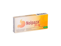 Nereceptinis vaistinis preparatas NOLPAZA 20mg, 7N