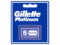 Skustuvo peiliukai GILLETTE PLATINUM, 5 vnt
