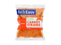 Pjaustyti morkų šiaudeliai FIT & EASY, 200 g
