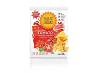 Trikampiai kukurūzų trapučiai SAULĖS GRŪDAS, pomidorų skonio, 60 g