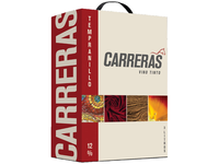 Raud. vynas CARRERAS TEMPRANILLO, 12 %, 3 l