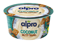Fermentuot. kokosų produktas ALPRO, sūdytos karamelės skonio, 120 g