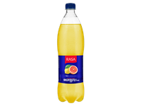 Gazuotas gaivusis gėrimas RASA citrinų - greipfrutų skonio, 1 l