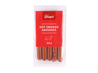 Karštai rūkytos dešrelės RIMI SMART, 300 g