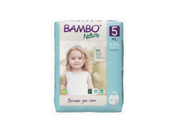 Ekologiškos sauskelnės BAMBO NATURE 5 (12-18 kg), 22 vnt.