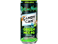 Gazuotas gaivusis gėrimas CANDY CAN Rick & Morty Green mix, 0.33 l  D