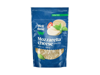 Tarkuota mocarela WELL DONE, 45 % rieb. s. m., 150 g