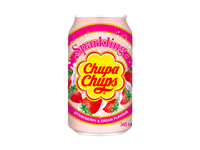 Braškių skonio gaivusis gėrimas CHUPA CHUPS, 345 ml