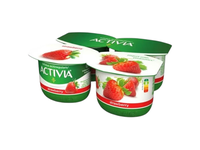 Jogurtas ACTIVIA, su braškėmis, 2,6%, 480 g