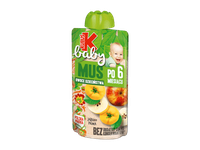 Obuolių ir svarainių tyrelė su vitaminu C, Kubuš baby, 120g