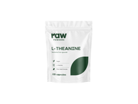 L-teaninas RAW POWDERS 200 mg., 120 kaps.