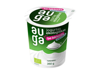 Ekol. natūralus jogurtas be laktozės AUGA, 4,3 % rieb., 350 g