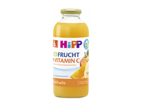 Ekol. įv. vaisių sultys HIPP su mineral. vandeniu, 6+ mėn., 500 ml