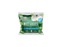 Mocarela (sumažinto riebumo) WELL DONE, 23 % rieb. s. m., 220 g