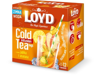 Vaisinė arbata LOYD Cold Infusion, obuolių ir ananasų skonio, 12 x 2,5 g