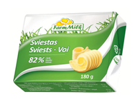 Sviestas FARM MILK, 82 % rieb., 180 g