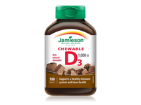 Jamieson D vitaminas suaugusiems kramtomasis, 1000 IU N100