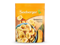 Bananų traškučiai SEEBERGER, 150 g