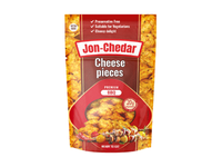 Kepti sūrio gabaliukai BBQ JON-CHEDAR, 43 % rieb. s. m., 80 g