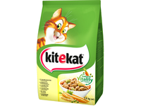 Sausas visavertis pašaras katėms KITEKAT, su vištiena ir daržovėmis, 1,8 kg