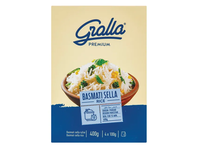 Basmati sella ryžiai GRALLA PREMIUM, 400 g