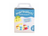 Ekol. vaisinių tyrelių MARMALUZI rinkinys Nr. 2 (nuo 6 mėn.), 360 g