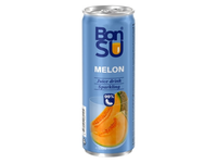 Gazuotas melionų sulčių gėrimas BONSU (99%), 0.33 l
