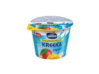 ALMA graikiško stiliaus jogurtas su mangais, 3,4% rieb. su vaisių cukrumi, 180 g