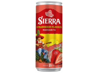 Alk. kokt. SIERRA STRAWBERRY, 6 %, 0,25 l