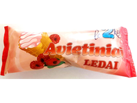 Aviečių skonio ledai LE2KAS, ragelyje, 200 ml/ 100 g