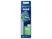 Elektrinio dantų šepetėlio galvutės ORAL-B Cross Action White Pro, 4 vnt.