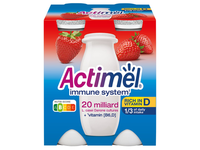 Jogurtinis gėrimas ACTIMEL braškių sk., 1,5% rieb., 400 g